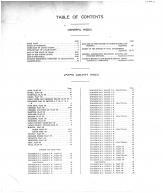 Table of Contents, Latah County 1914